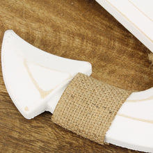 Lade das Bild in den Galerie-Viewer, Dekoanker Holz Cremeweiß