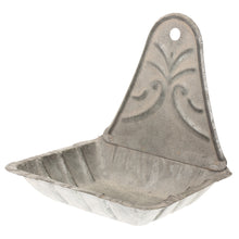 Lade das Bild in den Galerie-Viewer, Seifenhalter Altsilber Metall