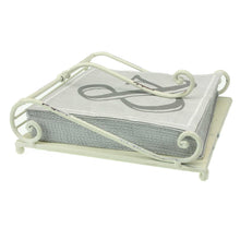Lade das Bild in den Galerie-Viewer, Serviettenhalter Weiß Metall