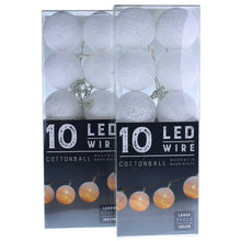 Lade das Bild in den Galerie-Viewer, 2er Set LED Lichterkette Ball Weiß Warmweiß