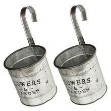 Lade das Bild in den Galerie-Viewer, Blumentopf zum einhängen Zink