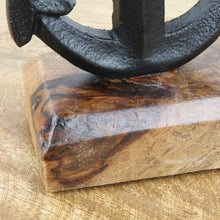 Lade das Bild in den Galerie-Viewer, Dekoanker Metall Mangoholz