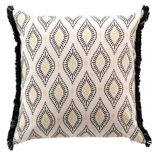 Lade das Bild in den Galerie-Viewer, Kissen Muster Beige Schwarz Gold
