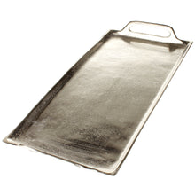 Lade das Bild in den Galerie-Viewer, Tablett Silber Alu 47 cm