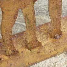 Lade das Bild in den Galerie-Viewer, 2er Set Deko Hirsch Rost