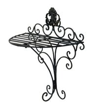 Lade das Bild in den Galerie-Viewer, Wandregal 33x20x39 Landhaus grün patiniert