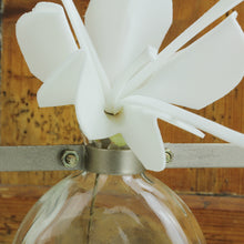 Lade das Bild in den Galerie-Viewer, 3 Glasvasen im Metall-Ständer AUSLAUF