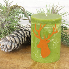 Lade das Bild in den Galerie-Viewer, 4er Set Kerzenstecker Hirschkopf Rost