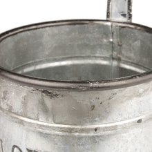 Lade das Bild in den Galerie-Viewer, Blumentopf zum einhängen Zink