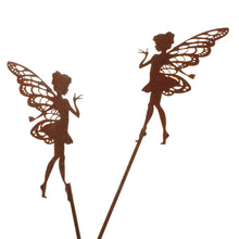 Lade das Bild in den Galerie-Viewer, 2er Set Gartenstecker Elfe