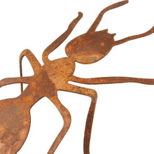 Lade das Bild in den Galerie-Viewer, 2er Set Deko Ameise Metall Echtrost
