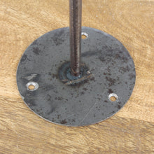 Lade das Bild in den Galerie-Viewer, Wandhaken Garderobenhaken Eisen 22 cm Grau Braun