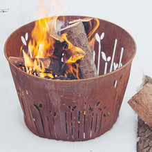 Lade das Bild in den Galerie-Viewer, Feuerstelle Wiese oder Blumen Rost