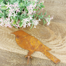 Lade das Bild in den Galerie-Viewer, Vögel -Rost 4er Set mit Schraube zum eindrehen