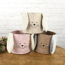 Lade das Bild in den Galerie-Viewer, Filzkörbchen Hase verschiedene Farben