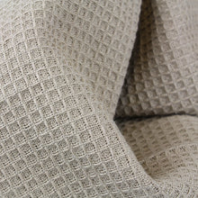 Lade das Bild in den Galerie-Viewer, 2er Set Geschirrtuch Waffelpikee Naturbraun