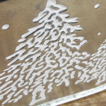 Lade das Bild in den Galerie-Viewer, Blumenschale Weihnachtsdeko mit Aplikation Tannenbaum