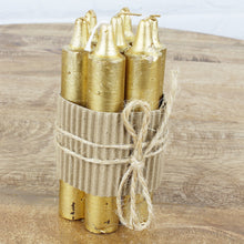 Lade das Bild in den Galerie-Viewer, 14er Set Tischkerze Gold