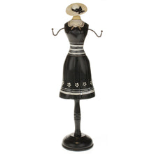 Lade das Bild in den Galerie-Viewer, Schmuckbüste aus Holz - schwarz