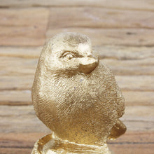 Lade das Bild in den Galerie-Viewer, 2er Set Dekovogel Gold Polyresin