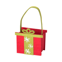 Lade das Bild in den Galerie-Viewer, Geschenktasche Weihnachten Grün und Rot