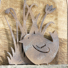 Lade das Bild in den Galerie-Viewer, Dekohänger Vogel Metall Rost