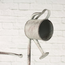 Lade das Bild in den Galerie-Viewer, Pflanzenständer Fahrrad Metall grau