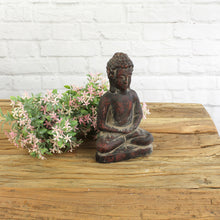 Lade das Bild in den Galerie-Viewer, Buddha Terra Cotta, Braun, Grau