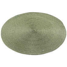 Lade das Bild in den Galerie-Viewer, Platzset rund Kunststoff vers. Farben