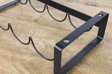 Lade das Bild in den Galerie-Viewer, Weinregal Metall schwarz
