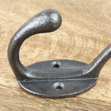 Lade das Bild in den Galerie-Viewer, Wandhaken schlicht Anthrazit Eisen