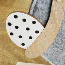 Lade das Bild in den Galerie-Viewer, 2er Set Dekohase 30 cm Filz Beige Grau