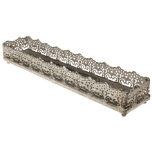 Lade das Bild in den Galerie-Viewer, Dekotablett vintage Grau