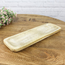 Lade das Bild in den Galerie-Viewer, Holztablett Mangoholz 37 cm