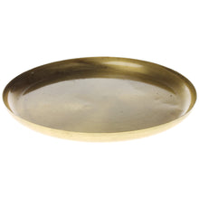 Lade das Bild in den Galerie-Viewer, Tablett rund gold 28 cm