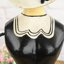Lade das Bild in den Galerie-Viewer, Schmuckbüste aus Holz - schwarz