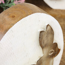 Lade das Bild in den Galerie-Viewer, 2er Set Osterei mit Hase Holz