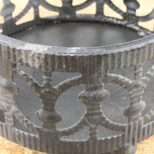 Lade das Bild in den Galerie-Viewer, 3er Set Dekotablett Metall Dunkelrost