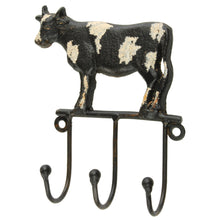 Lade das Bild in den Galerie-Viewer, Hakenleiste Kuh Metall