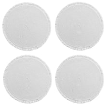 Lade das Bild in den Galerie-Viewer, 4er Set Tischset rund Creme