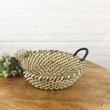 Lade das Bild in den Galerie-Viewer, Dekokorb Seegras Schwarz oder Weiß