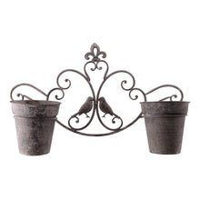Lade das Bild in den Galerie-Viewer, Blumentopf Wandhalter Antik Metall