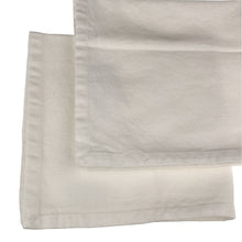 Lade das Bild in den Galerie-Viewer, 2er Set Stoffservietten Antikweiß Baumwolle 40 x 40 cm