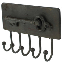 Lade das Bild in den Galerie-Viewer, Schlüsselleiste Metall Rostfarben 10,5x15