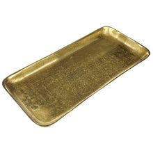Lade das Bild in den Galerie-Viewer, Tablett eckig gold