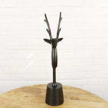 Lade das Bild in den Galerie-Viewer, Rentier Büste Schwarz 52 cm