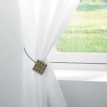 Lade das Bild in den Galerie-Viewer, Raffhalter, eckig, schwarz/gold