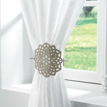 Lade das Bild in den Galerie-Viewer, 2er Set Raffhalter Taupe