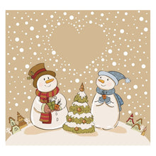 Lade das Bild in den Galerie-Viewer, Servietten Schneemann 40 Stk.
