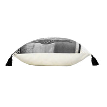 Lade das Bild in den Galerie-Viewer, Kissen Zebra schwarz weiß 50 x 50 cm